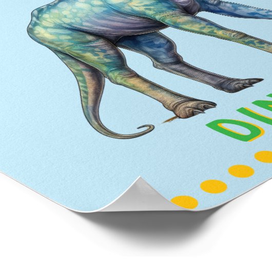 Panneau de décoration du Dinosaur Party : Dino Dig (Coin)