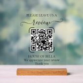 Panneau de demande d'avis avec QR Code en écriture (Neutre)