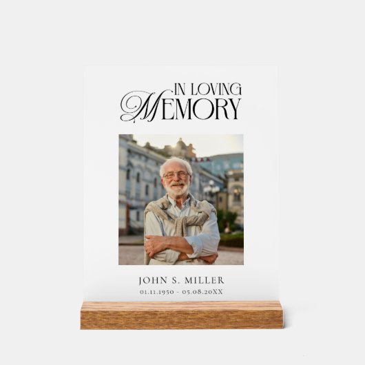 Panneau de deuil en souvenir affectueux (Recto)