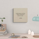 Panneau de devis personnalisé, Bois de mur<br><div class="desc">Ajoutez votre citation courte préférée,  en disant ou en vers à cette oeuvre murale en bois. Une inspiration simple et belle pour votre bureau ou votre maison. Ajoutez votre message personnalisé pour faire un cadeau personnel et mémorable qui sera chéri pour les années à venir.</div>