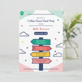 Panneau de direction Collège Invitation à s'inscri (Debout devant)