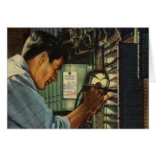 Panneau de disjoncteur électrique vintage