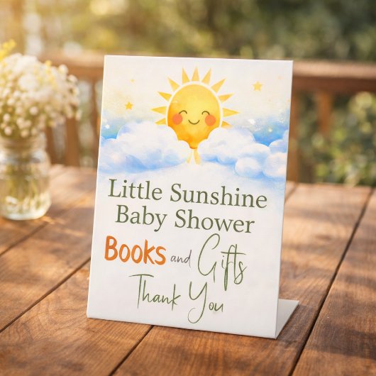 Panneau de douche pour bébé à l'aquarelle Sunshine