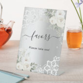 Panneau de faveur de mariage en dentelle florale b (In SItu)