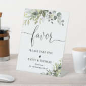 Panneau de Faveur de Réception de Mariage au Eucal (In SItu)