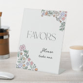 Panneau de Faveurs de Mariage Botanique Coloré (In SItu)