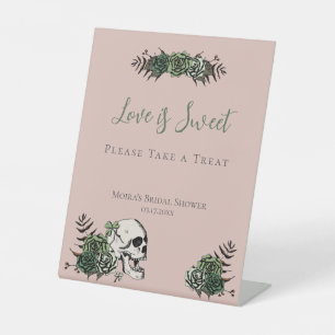 Panneau de faveurs de mariage irlandais Skull & Ro