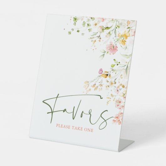 Panneau de faveurs de prairie estivale de fleurs s (Recto)