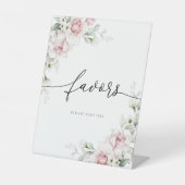 Panneau de Faveurs de Roses Rose Pâle (Recto)