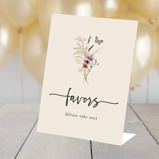 Panneau de faveurs floraux Boho