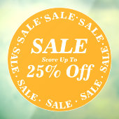 Panneau de fenêtre de magasin en solde - Texte per (Feuille 3)