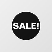 Panneau de fenêtre de vente pour entreprise - Cerc (Feuille)