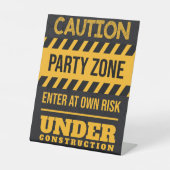 Panneau de fête d'anniversaire en construction (Recto)