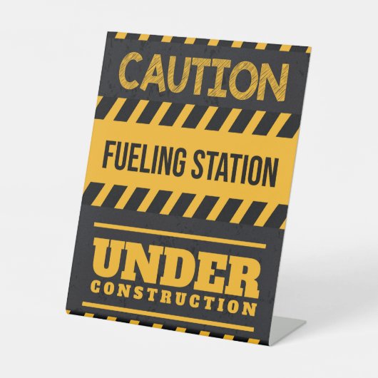 Panneau de fête d'anniversaire en construction Car (Recto)