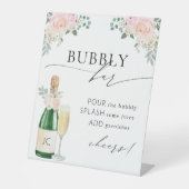 Panneau de Fête des mariées Bubbly Bar (Recto)