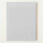 Panneau de fond gris moderne à pois pour événement (Dos)