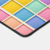 Panneau de grille géométrique coloré (Coin)