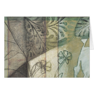 Panneau de jardin avec Feuilles, fleurs et herbe