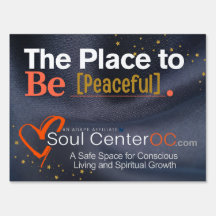 Panneau de Jardin foncé — L'endroit où être paisib