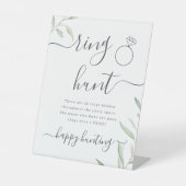 Panneau de jeu de chasse à l'anneau de verdure min (Recto)