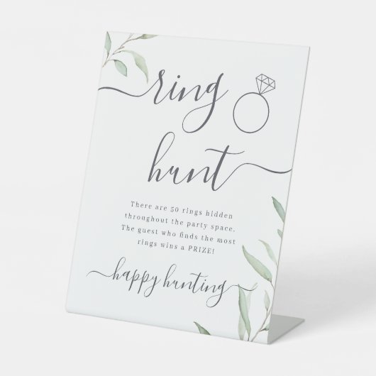 Panneau de jeu de chasse à l'anneau de verdure min (Recto)