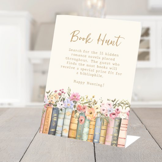 Panneau de jeu de mariage à la bibliothèque