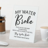 Panneau de jeu Mon Baby shower de rupture d'eau (In SItu)