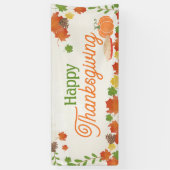 Panneau de la bannière bon thanksgiving Festive Ha (Vertical)