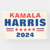 Panneau de la bannière de vinyle du vote Kamala Ha (Horizontal)