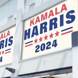 Panneau de la bannière de vinyle du vote Kamala Ha