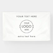 Panneau de la bannière du logo commercial personna (Horizontal)