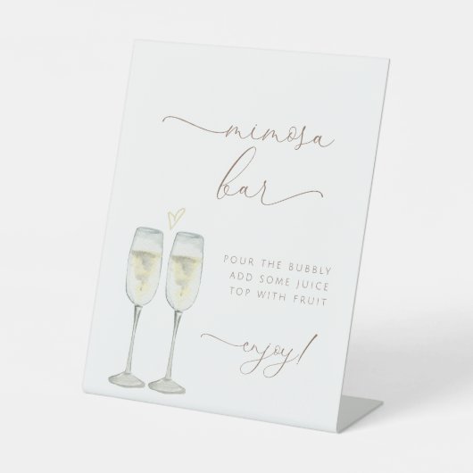 Panneau de la barre de Brunch et Bubbly Mimosa (Recto)