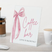 Panneau de la barre de café Aquarelle Élégante en (In SItu)