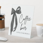 Panneau de la barre de café Aquarelle moderne Blac (In SItu)