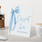 Panneau de la barre de dessert bleu foncé Elégante (In SItu)