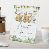 Panneau de la barre de dessert Safari Animaux (In SItu)