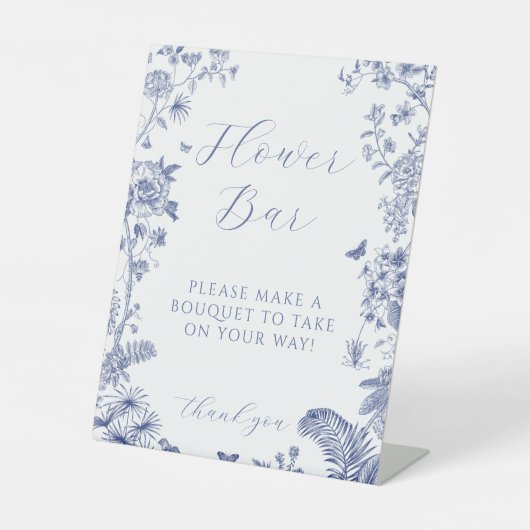 Panneau de la barre de Fête des mariées bleue (Recto)