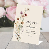 Panneau de la barre de fleurs Boho