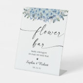 Panneau de la barre de fleurs Boho bleu (Recto)