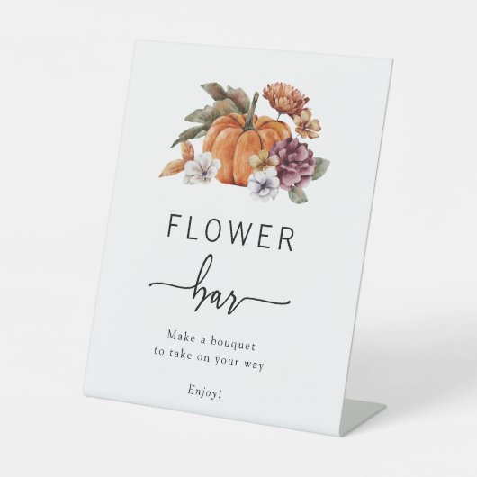 Panneau de la barre de fleurs d'automne (Recto)