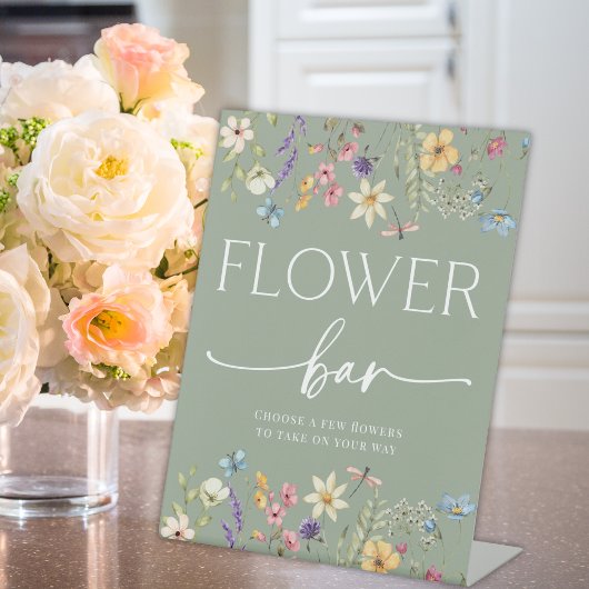 Panneau de la barre de fleurs de Fleur sauvage de 