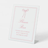 Panneau de la barre de fleurs rose coquette (Recto)