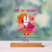 Panneau de la barre de Mariage en acrylique transp (Neutre)