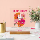 Panneau de la barre de Mariage en acrylique transp (Mariage)