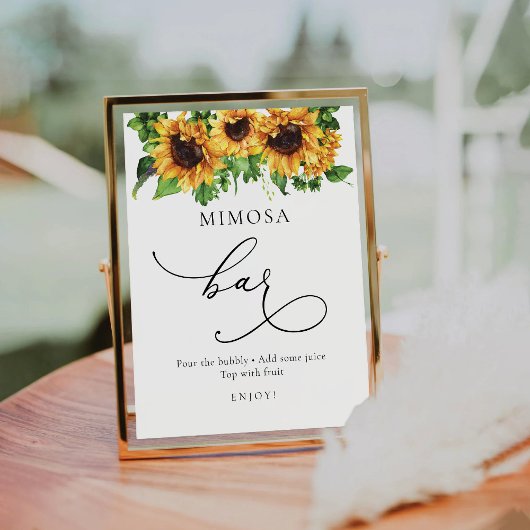 Panneau de la barre de tournesol Mimosa