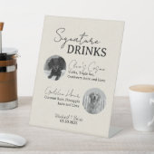 Panneau de la barre des boissons à deux Mariages d (In SItu)