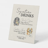 Panneau de la barre des boissons à deux Mariages d (Recto)