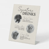 Panneau de la barre des boissons à trois Mariages (Recto)