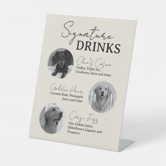 Panneau de la barre des boissons à trois Mariages (Recto)