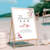 Panneau de la barre des fleurs Magnolia